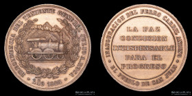 Argentina. Ferroviarias. 1885. FFCC Andino. San Juan