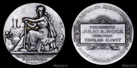 Argentina. Ferroviarias. 1904. San Juan. Serrezuela. Plateada