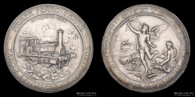 Argentina. Ferroviarias. 1907. FFCC Argentinos 50 Aniversario. Plata