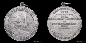 Argentina. Ferroviarias. 1938. Cincuentenario de la DGF