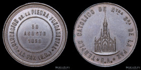 Argentina. 1899. La Paz. Entre Rios. Templo Catolico. Piedra Fundamental