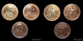 Argentina. 1901. Lote x3. Obispado del Parana