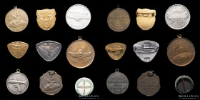 Argentina. Brasil. Lote x9. Tematica aeronautica