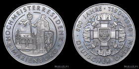 Alemania. 1990. Marienburg. 800 Años de la Orden Teutonica. Gran Maestre