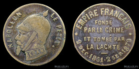 Francia. 1870. Satirica. Napoleon III. Sedan