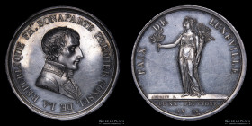 Francia. Napoleon I. Paz de Luneville. 1801. Plata