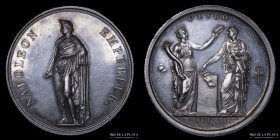Francia. Napoleon I. Coronacion en Milan. 1805. Plata