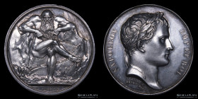 Francia. Napoleon I. Anexion de Simplon. 1807. Plata