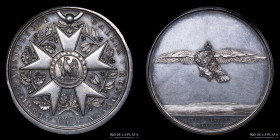 Francia. Napoleon I. Legion de Honor. 1815. Plata