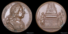 Gran Bretaña. 1740. Conmemorativa Jorge I (1698-1727) Jean Dassier