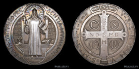 Italia. 1880. San Benito. Monte Casino. Plata