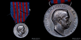Italia. 1911. Conmemorativa guerra con Libia. Vittorio Emanuelle III