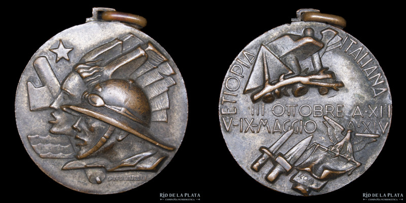 Italia. 1936. Etiopia Italiana. A Veteranos de la Campaña de Etiopia (1935-1936)...