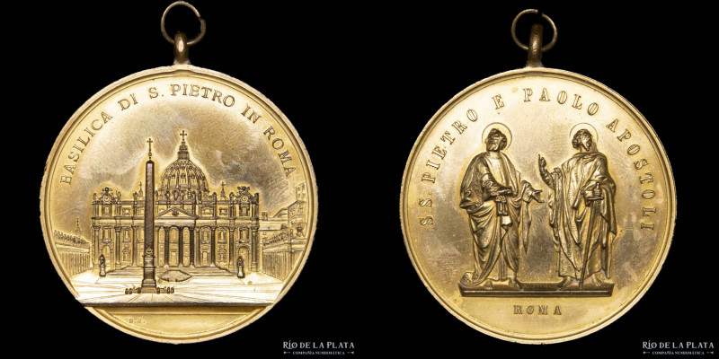 Vaticano. Basílica San Pedro. Apóstoles. Bronce; 47mm; 44.64g. (XF)

USD 40 - ...