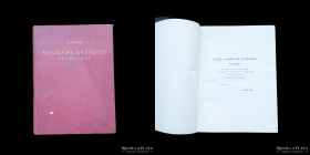 Libro. Description generale des monnaies antiques de l'Espagne. Heiss