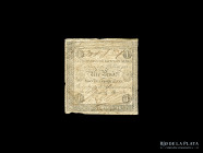Buenos Aires, Banco y Casa de Moneda. 1 Peso ND1852-61. Pick S403a