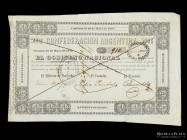 Confederacion Argentina. 500 Pesos 1859. Pick S206