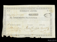 Confederacion Argentina. 10 Pesos 1860. Pick S208