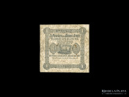Buenos Aires. 1 Peso Moneda Corriente 1867. Pick S471
