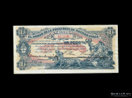 Buenos Aires. Certificado Deposito. 1 Peso 1891. Pick S573a