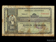 La Plata. Banco de Consignaciones de Frutos. 100 Pesos 189x. Pick S1610