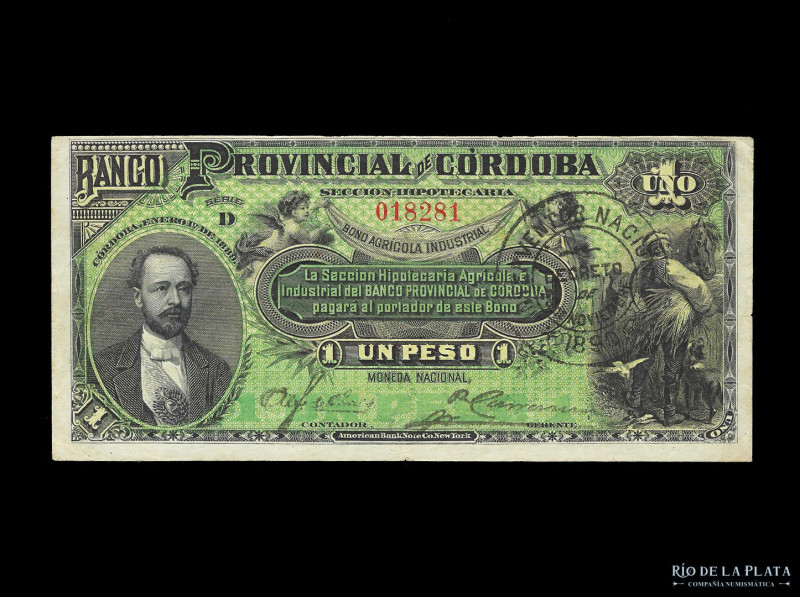 Argentina. Córdoba. Banco Provincial de Córdoba - Sección Hipotecaria Agrícola e...