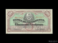Mendoza. Letra Tesoreria. 50 Centavos 1914. Pick S2083