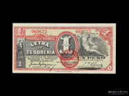 Mendoza. Letra Tesoreria. 1 Peso 1914. Pick S2088