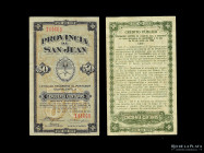 San Juan. Letra Tesoreria. 50 Centavos 1923. Pick S2184