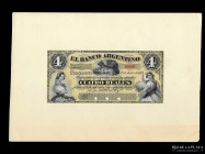 Santa Fe. Banco Argentino. Proof 4 Reales Plata Bol 1873. Front y Back