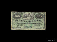 Argentina. Banco Nacional. 9 Centavos Fuertes 1879. Pick S662a