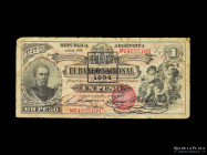 Bancos Garantidos. Banco Nacional. 1 Peso 1894 E. Pick S1091b