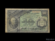 Argentina. Fraccionarios ABN. 10 Centavos 1884. Pick 6