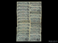 Argentina. Fraccionarios 1891. 21x 5 Centavos 1894-95. Todas las series