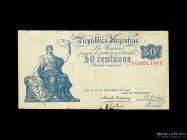 Argentina. Caja Conversion, Macro. 50 Centavos 1899. Pick 231