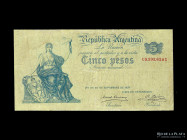 Argentina. Caja Conversion, Macro. 5 Pesos 1902. Pick 236