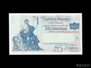 Argentina. Caja Conversion. 50 Centavos 1918. Pick 242