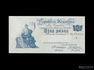 Argentina. Caja Conversion. 10 Pesos 1909. Pick 245a