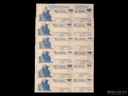 Argentina. Progreso. 24 x 1 Peso 1935-52