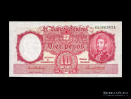 Argentina. MN. 10 Pesos 1942. Pick 265a