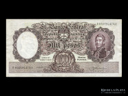 Argentina. MN. 1000 Pesos 1958-59 Reposicion. Pick 274a