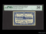 Dinamarca. Esbjerg Kreditbank. 1 Krone ND ca1890s