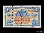 Escocia. Union Bank. 1 Pound 1948. Pick 815s