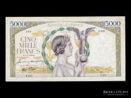 Francia. 5000 Francs 1942. Pick 97c