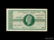 Francia. 1000 Francs ND1944. Pick 107