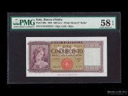 Italia. 500 Lire 1961. Pick 80b PMG 58