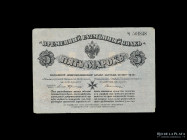 Letonia, Mittau. 5 Mark 1919. Pick S227a