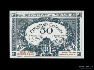 Monaco. Essai 50 Centimes 1920. NiP