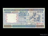 Katanga. 1000 Francs 1962. Pick 14a