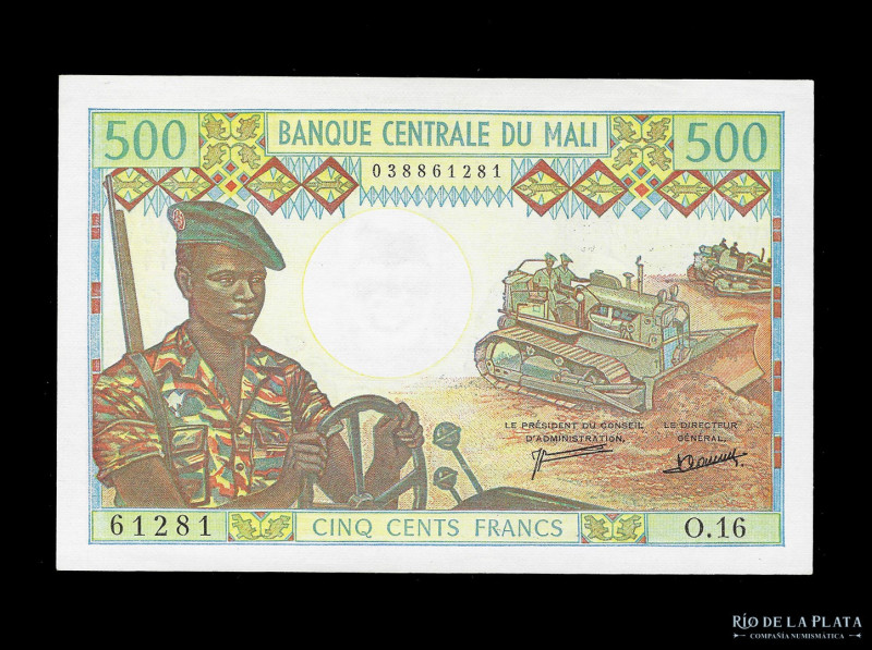 Mali. 500 Francs ND1973-84. Pick 12d (AU)

USD 50 - 100

Nota: Al precio de ...